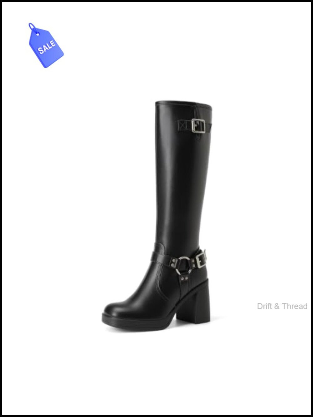 Women's Platform Chunky Knee High Boots